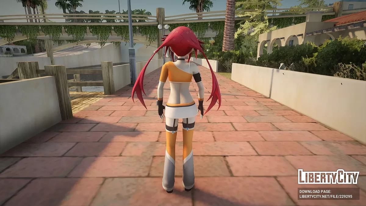 Узуме Тэннобуси из Neptunia Riders VS Dogoos / GTA San Andreas