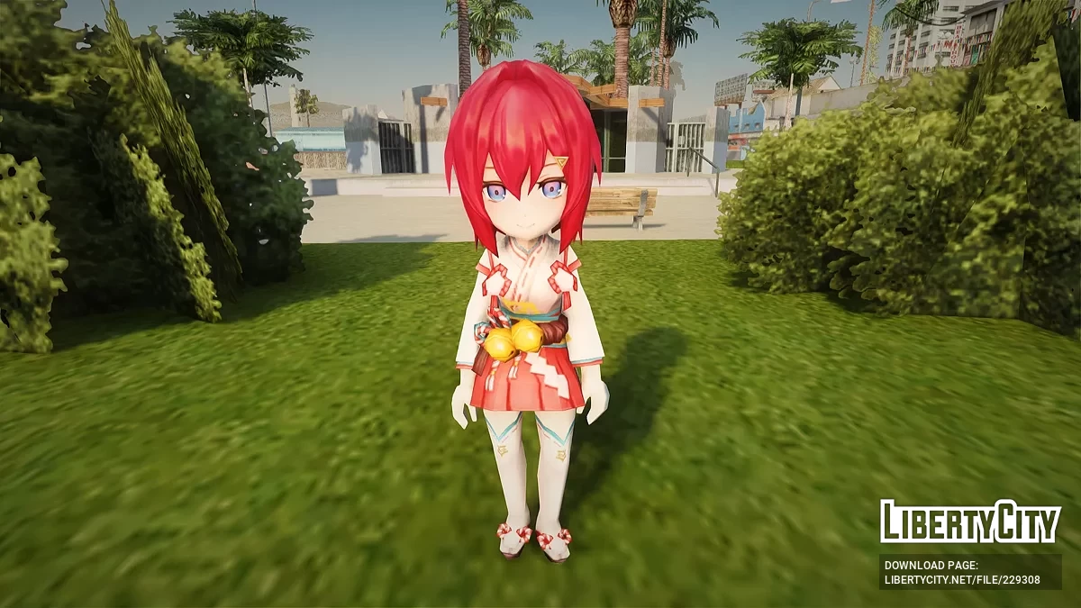 V Tuber Ange Katrina из Valkyrie Connect / GTA San Andreas