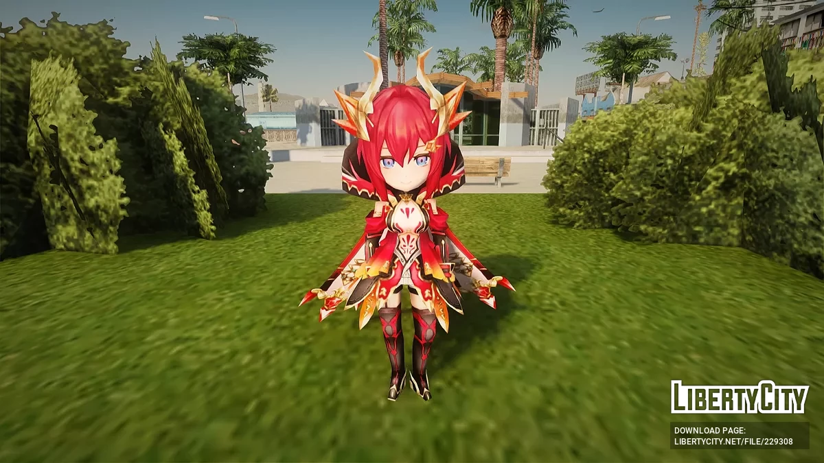 V Tuber Ange Katrina из Valkyrie Connect / GTA San Andreas