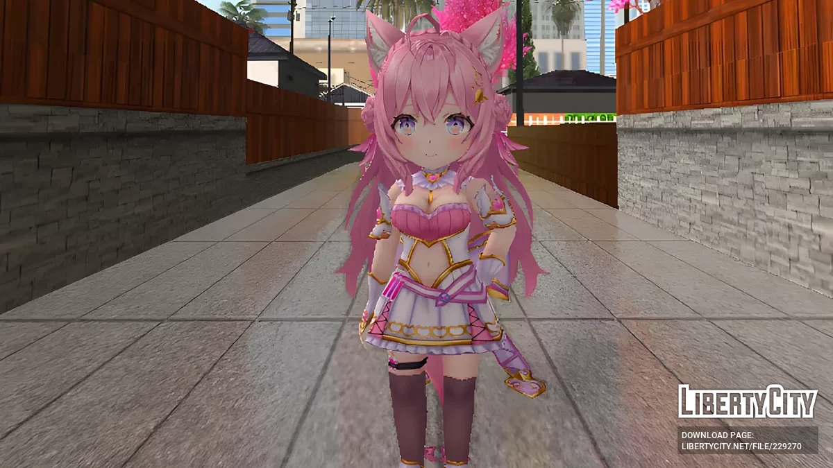 V Tuber Hakui Koyori из Valkyrie Connect / GTA San Andreas