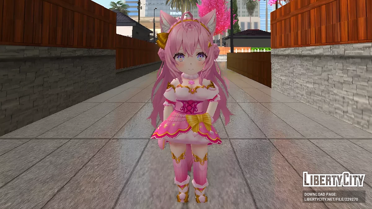 V Tuber Hakui Koyori из Valkyrie Connect / GTA San Andreas