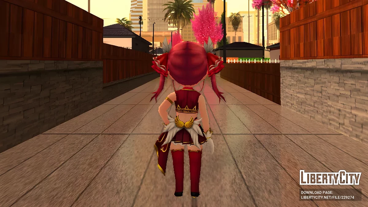 V Tuber Houshou Marine из Valkyrie Connect / GTA San Andreas