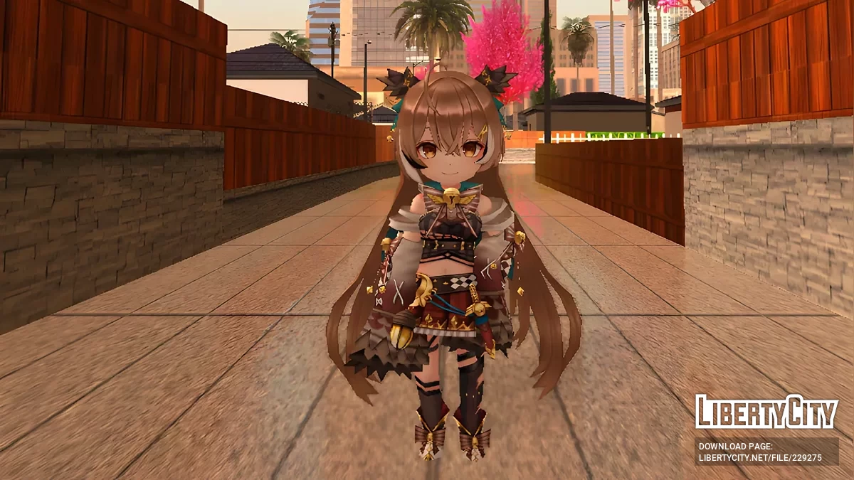 V Tuber Nanashi Mumei из Valkyrie Connect / GTA San Andreas