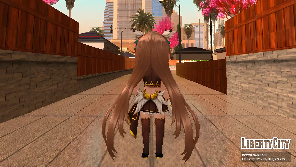 V Tuber Nanashi Mumei из Valkyrie Connect / GTA San Andreas