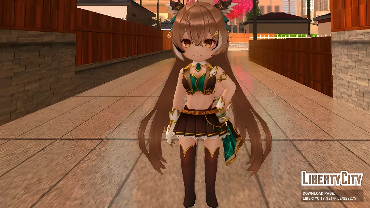 V Tuber Nanashi Mumei из Valkyrie Connect / GTA San Andreas