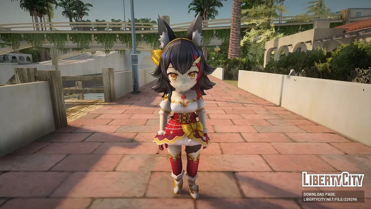V Tuber Ookami Mio из Valkyrie Connect / GTA San Andreas