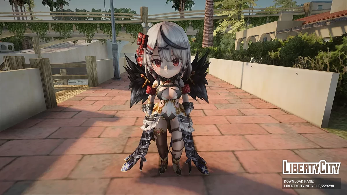 V Tuber Sakamata Chloe из Valkyrie Connect / GTA San Andreas