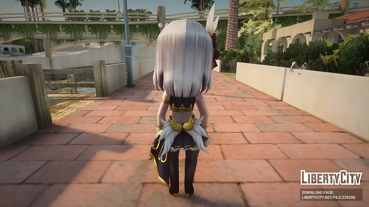 V Tuber Sakamata Chloe из Valkyrie Connect / GTA San Andreas