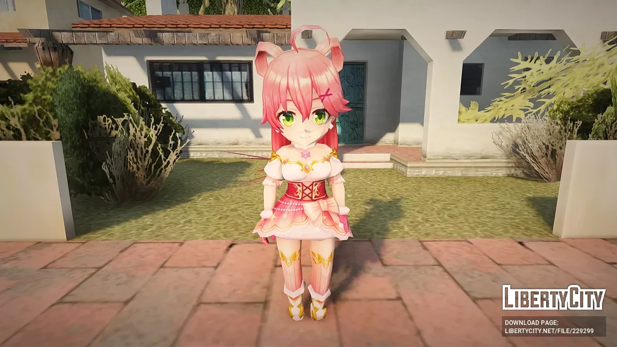 V Tuber Sakura Miko из Valkyrie Connect / GTA San Andreas