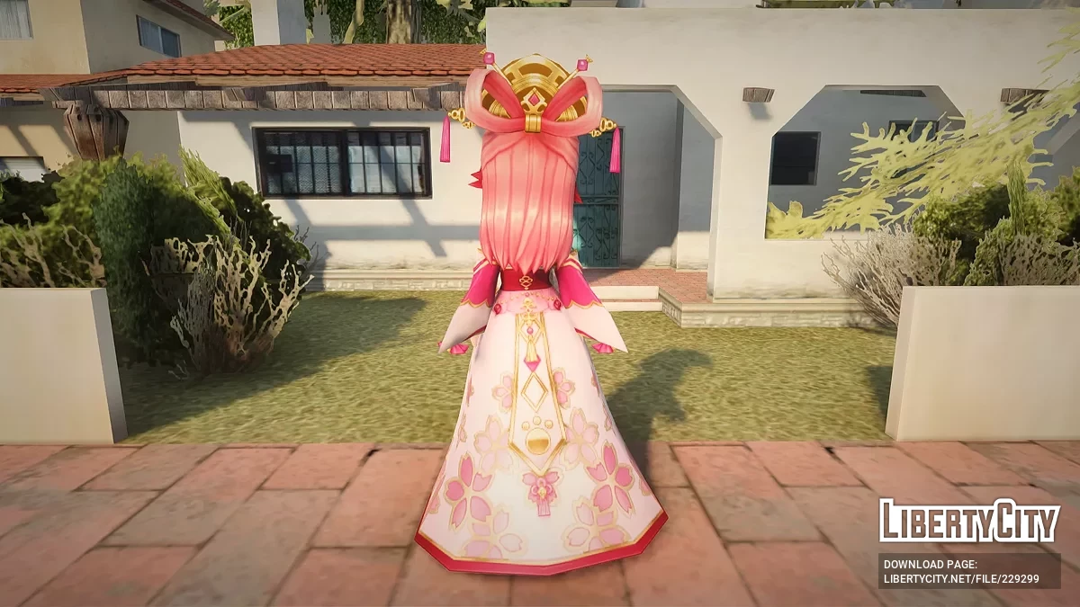V Tuber Sakura Miko из Valkyrie Connect / GTA San Andreas