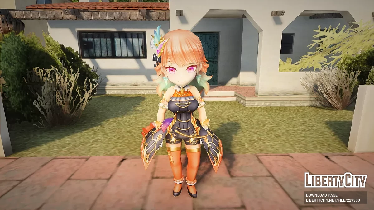 V Tuber Takanashi Kiara из Valkyrie Connect / GTA San Andreas
