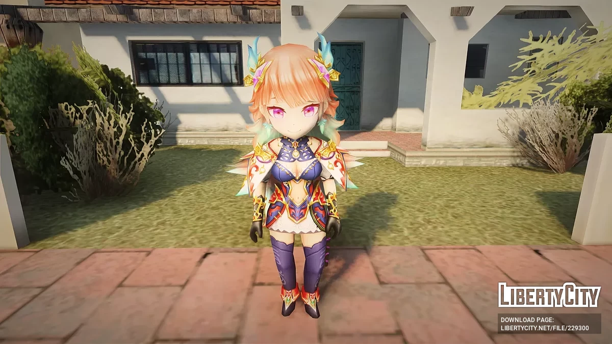 V Tuber Takanashi Kiara из Valkyrie Connect / GTA San Andreas