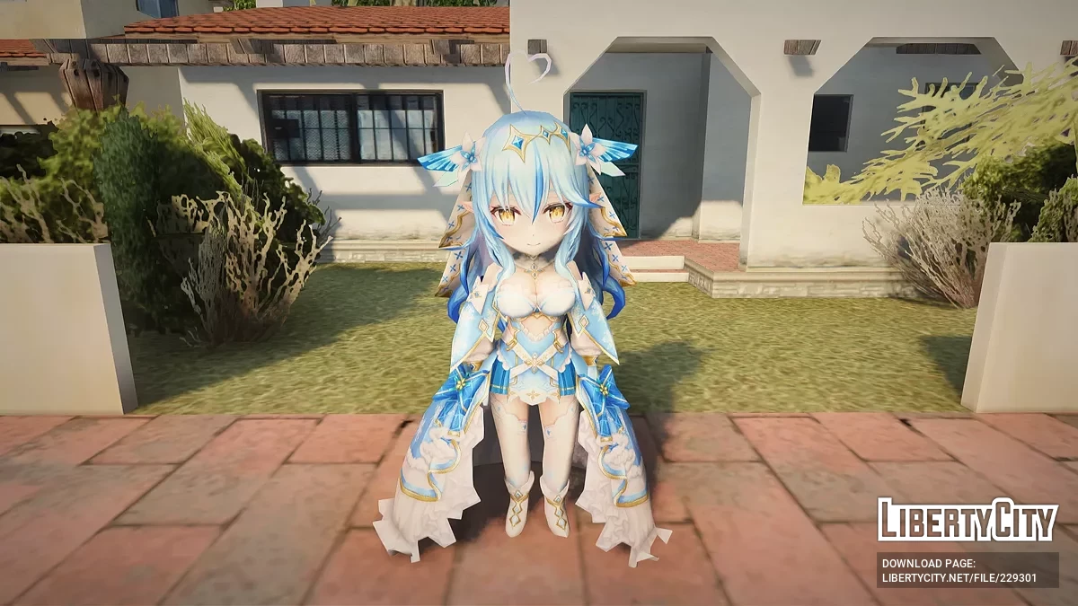 V Tuber Yukihana Lamy из Valkyrie Connect / GTA San Andreas