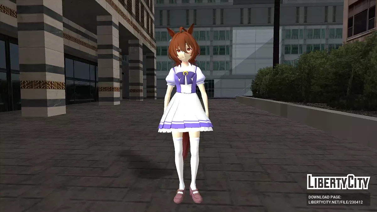 Агнес Такион (школьница) из Uma Musume / GTA San Andreas