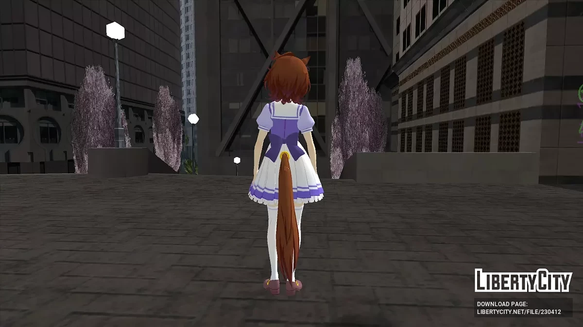 Агнес Такион (школьница) из Uma Musume / GTA San Andreas