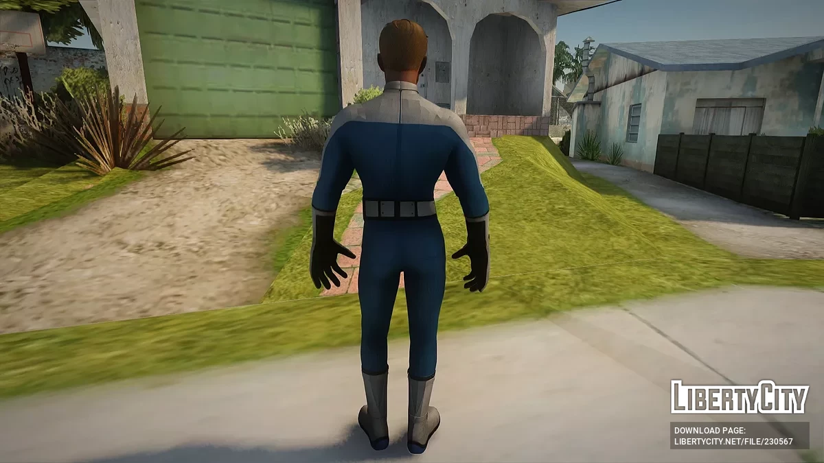 Человек-факел из Фантастической четвёрки / GTA San Andreas