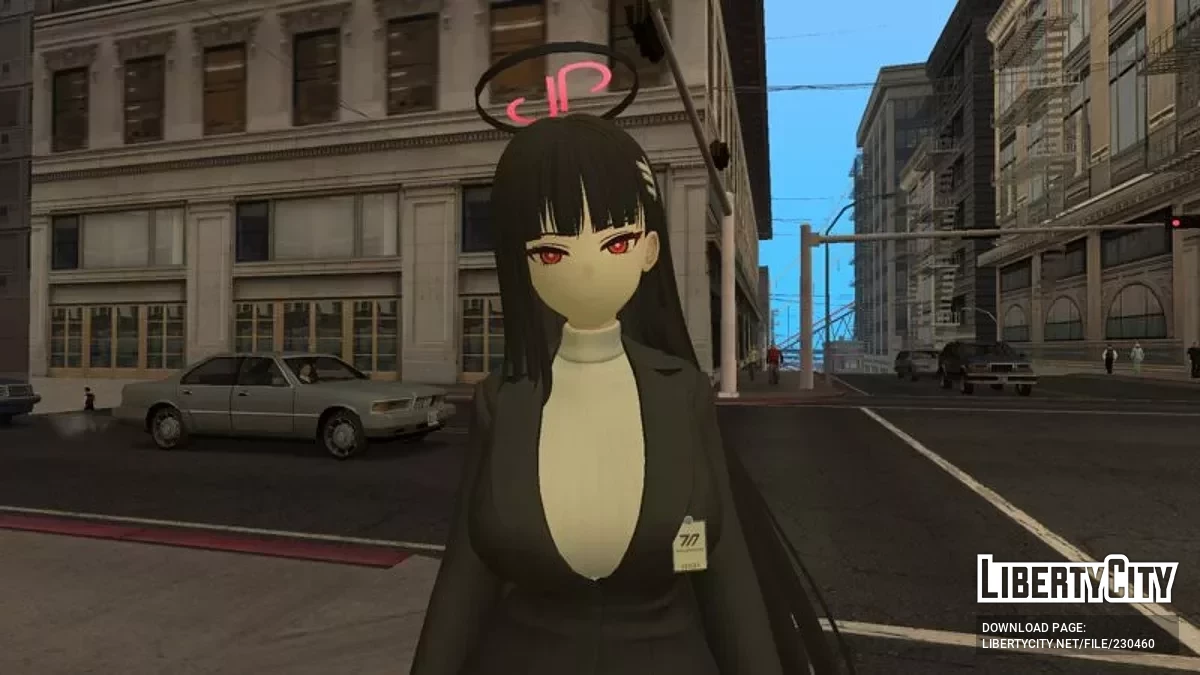Цукацуки Рио из Blue Archive / GTA San Andreas