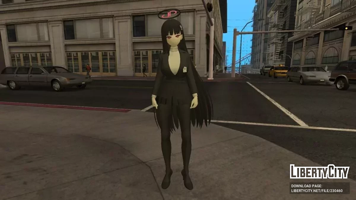 Цукацуки Рио из Blue Archive / GTA San Andreas