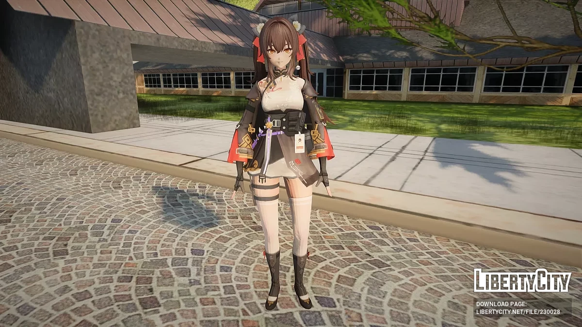 Цзян Юй из Girls' Frontline: Exilium / GTA San Andreas