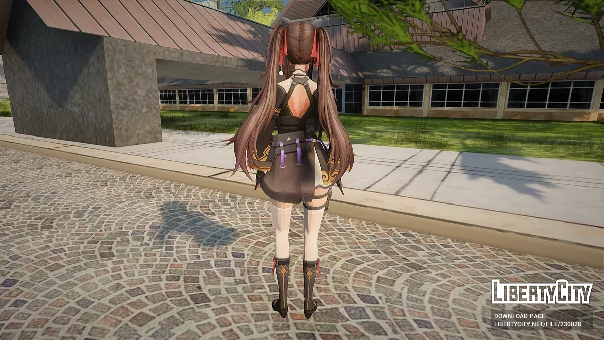 Цзян Юй из Girls' Frontline: Exilium / GTA San Andreas