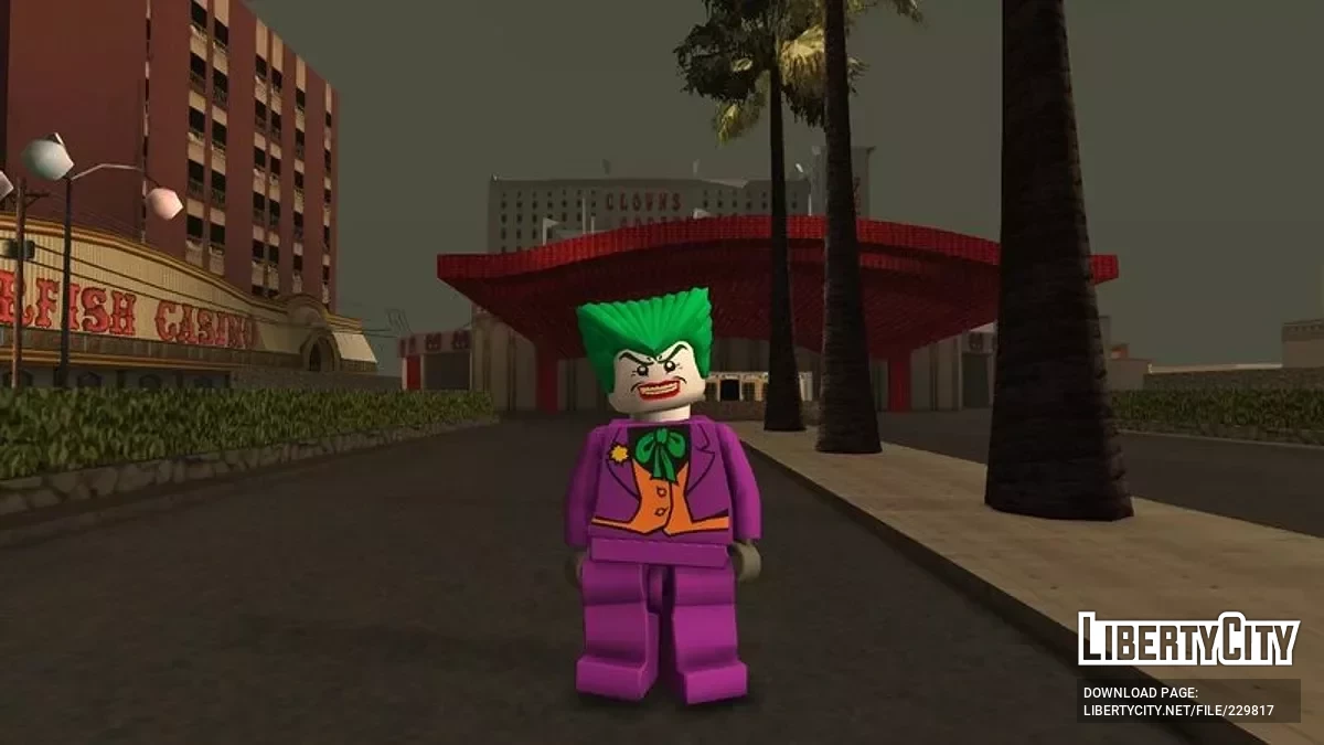 Джокер из LEGO Batman / GTA San Andreas
