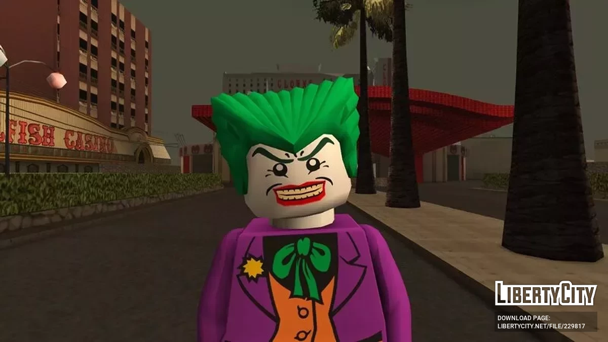 Джокер из LEGO Batman / GTA San Andreas