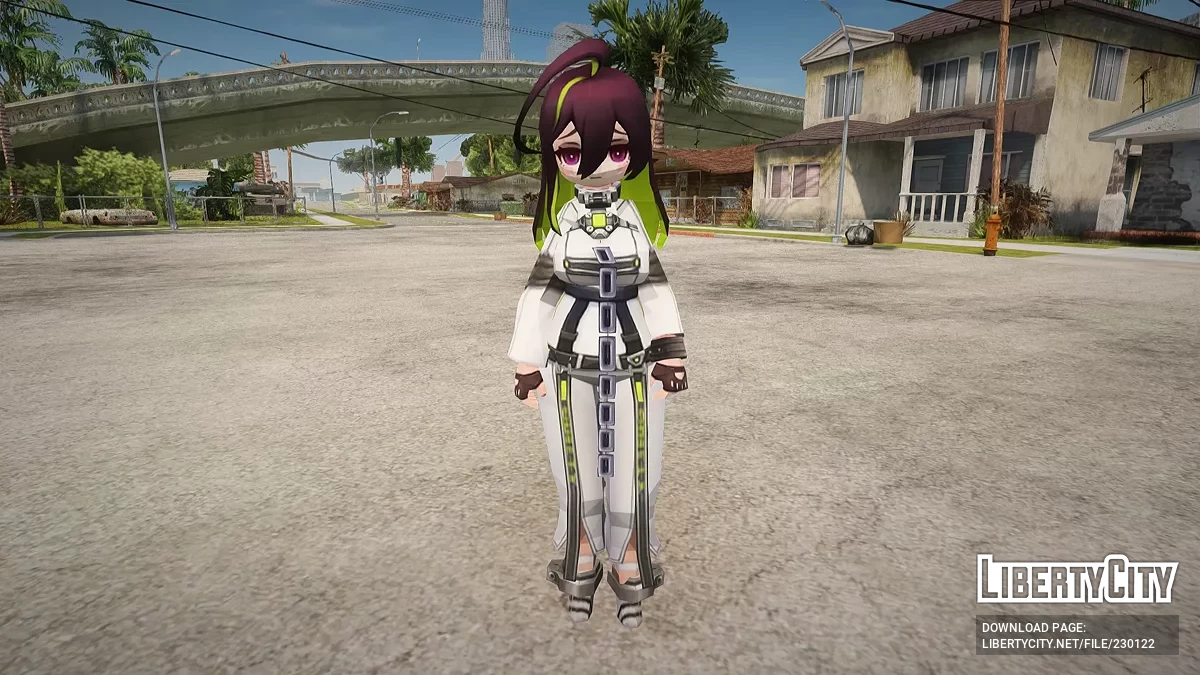 Гилти из Goddess of Victory: Nikke / GTA San Andreas