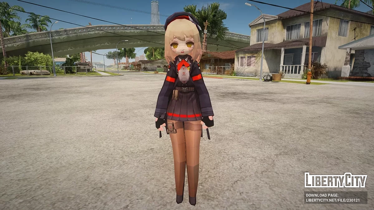 Эмма из Goddess of Victory: Nikke / GTA San Andreas
