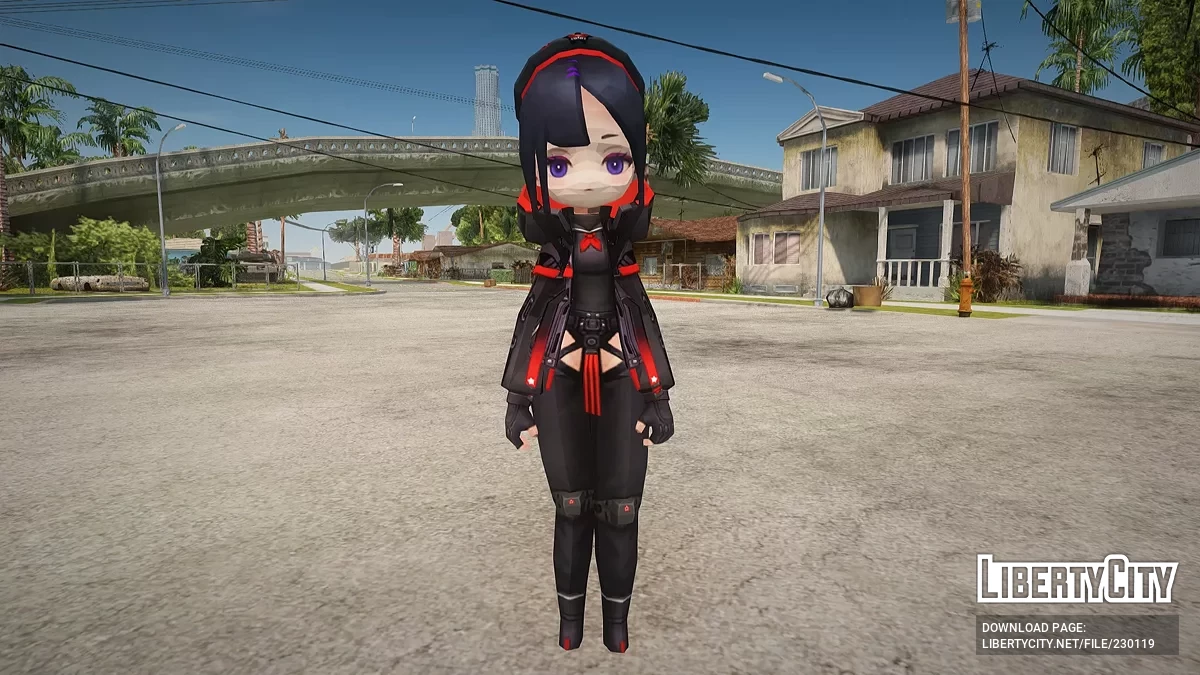 Юнхва из Goddess of Victory: Nikke / GTA San Andreas