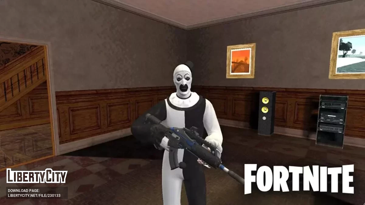 Клоун Арт из Fortnite / GTA San Andreas