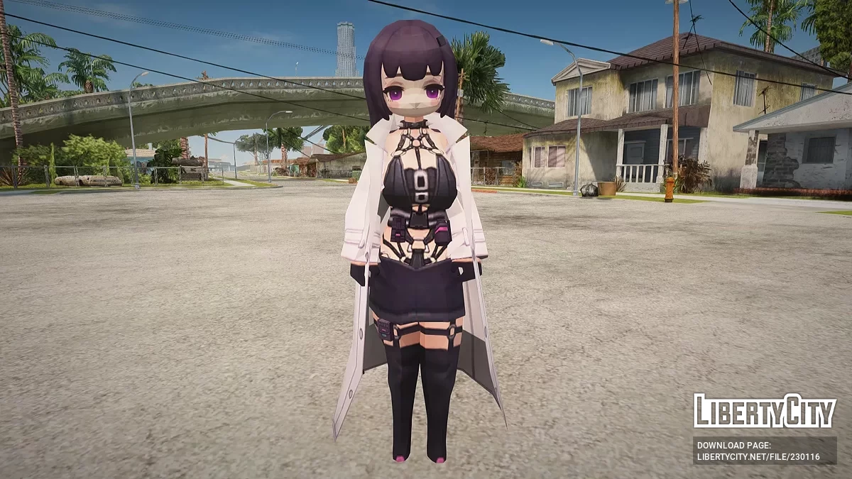 Михара из Goddess of Victory: Nikke / GTA San Andreas
