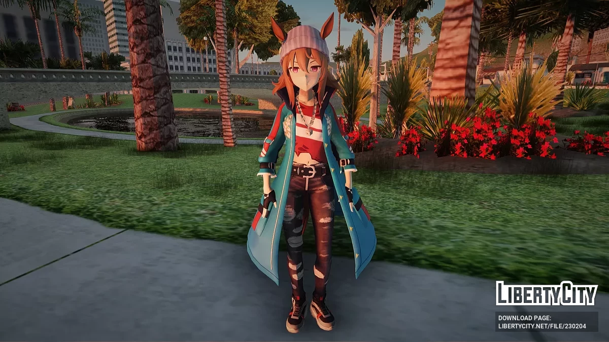 Накаяма Феста из Uma Musume / GTA San Andreas
