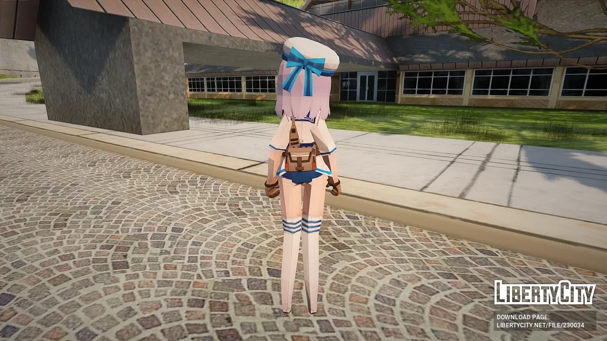 Неон из Goddess of Victory: Nikke / GTA San Andreas
