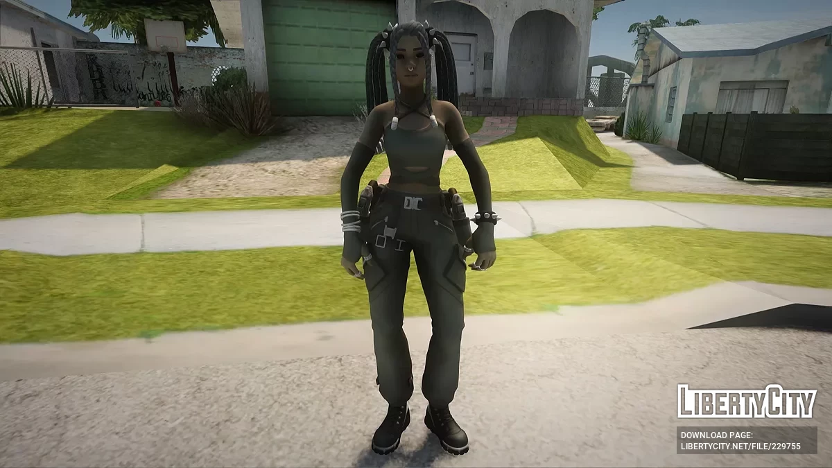 Ниа из Fortnite / GTA San Andreas