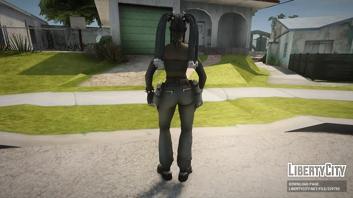 Ниа из Fortnite / GTA San Andreas