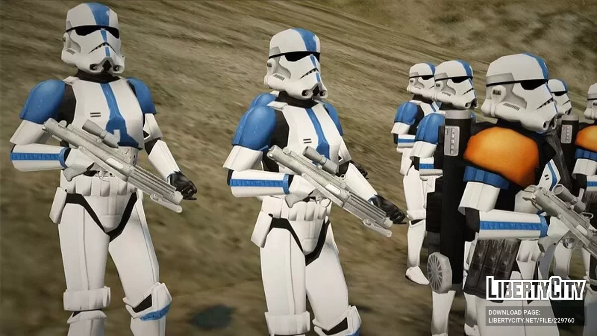 Отряд Тритон из Star Wars / GTA San Andreas