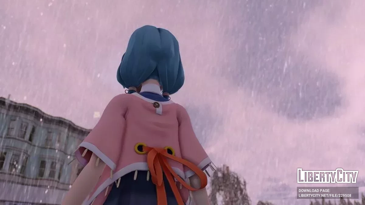 PDFT Hatsune Miku Memoria + анимированное лицо / GTA San Andreas
