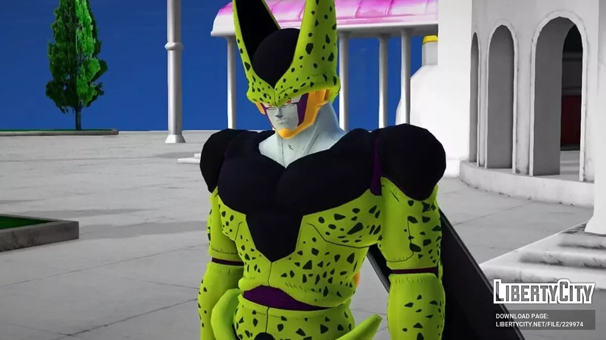 Perfect Cell из Dragon Ball Raging Blast 2 / GTA San Andreas