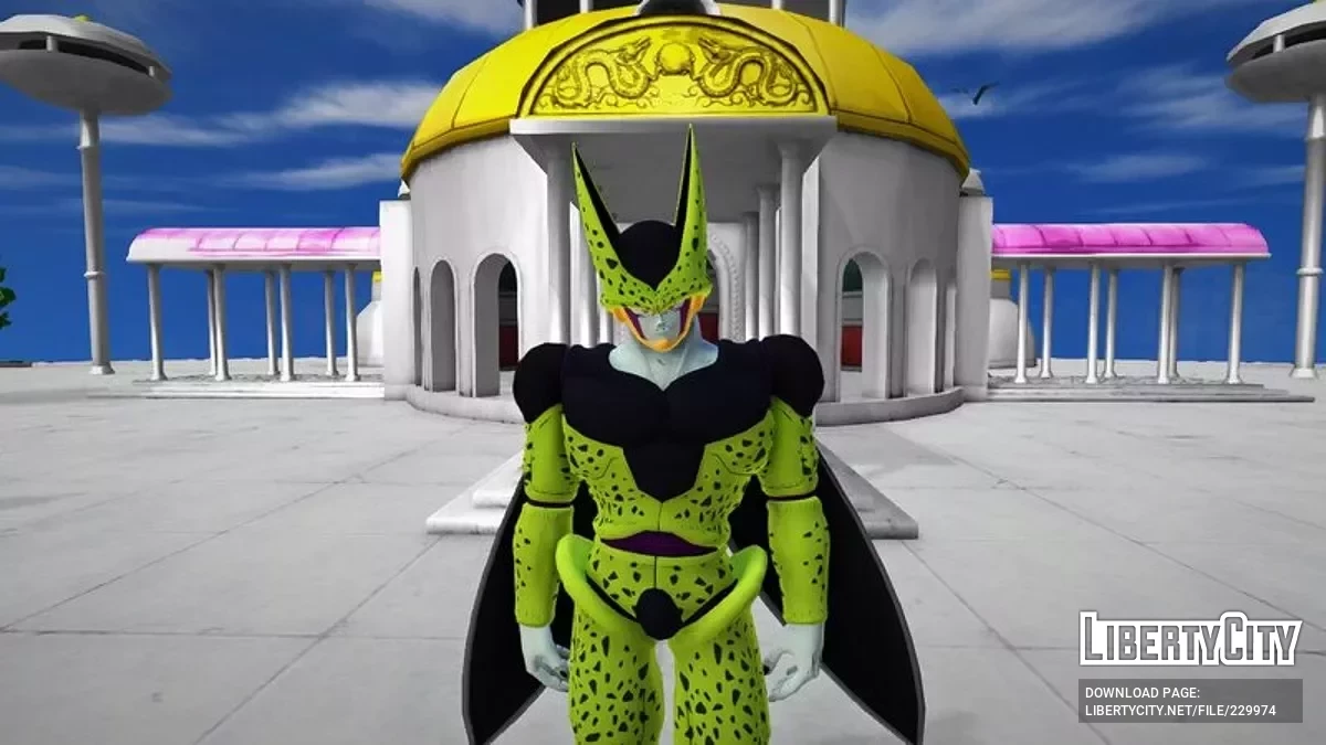 Perfect Cell из Dragon Ball Raging Blast 2 / GTA San Andreas