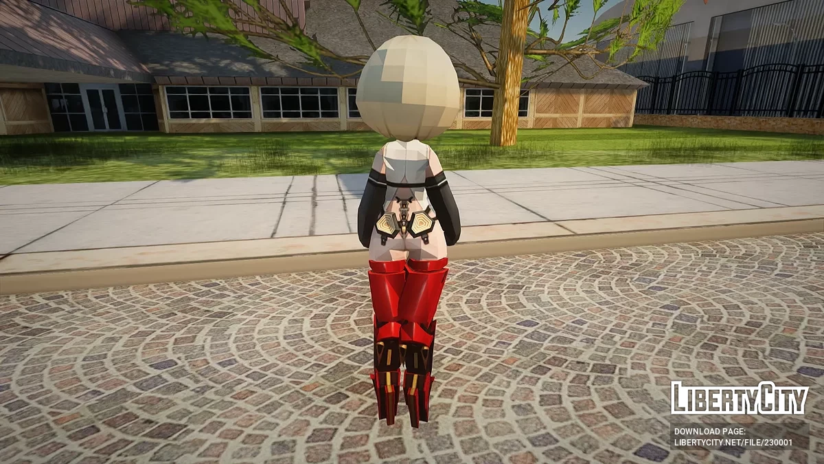 Ред Шуз из Goddess of Victory: Nikke / GTA San Andreas