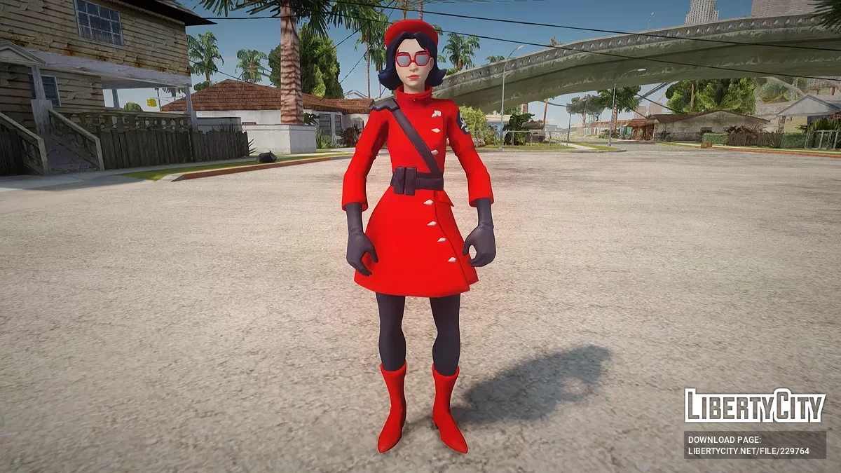 Саботажница из Fortnite / GTA San Andreas