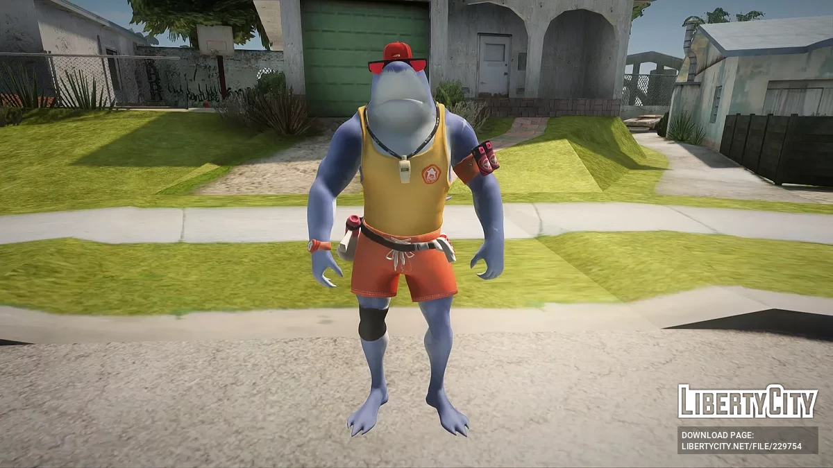 Шаркающий спасатель из Fortnite / GTA San Andreas