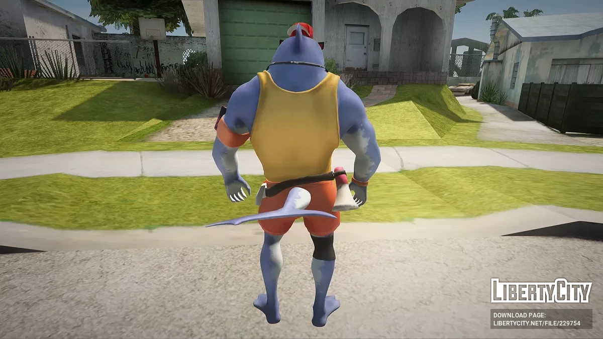 Шаркающий спасатель из Fortnite / GTA San Andreas