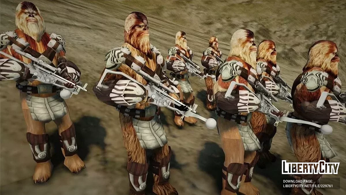 Wookiee Warrior из Star Wars / GTA San Andreas