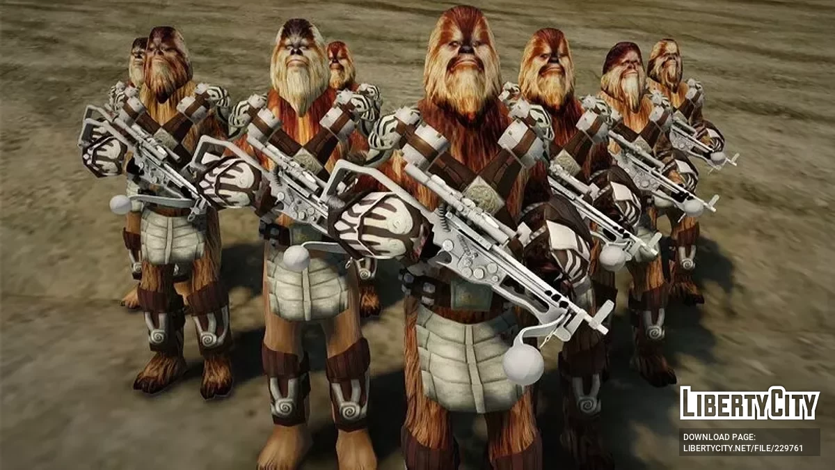 Wookiee Warrior из Star Wars / GTA San Andreas