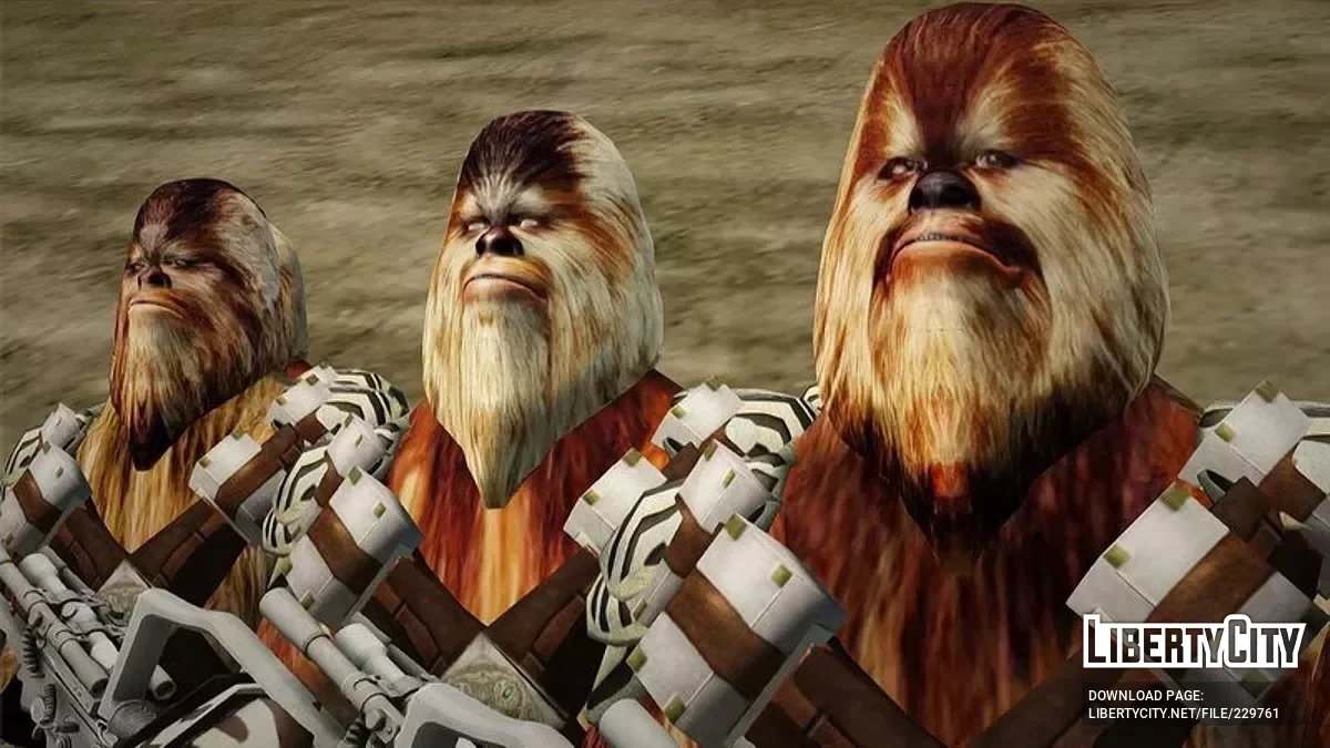 Wookiee Warrior из Star Wars / GTA San Andreas