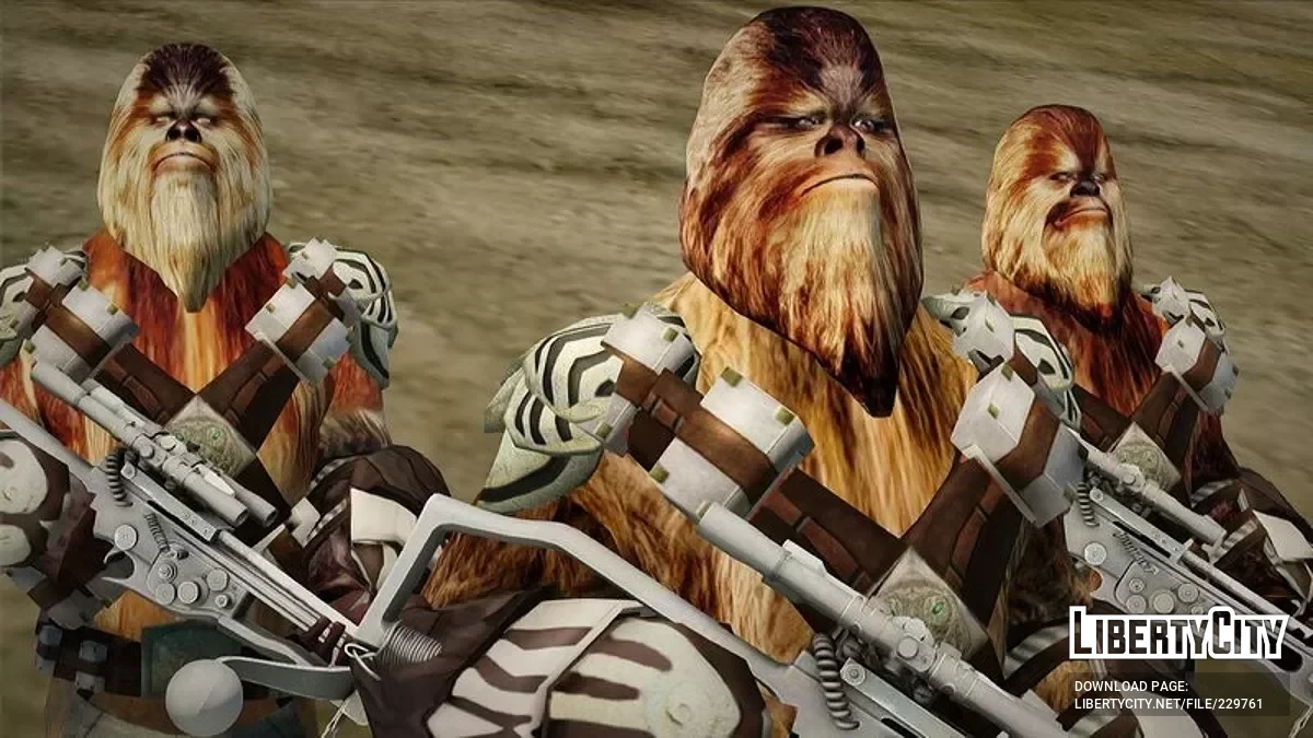 Wookiee Warrior из Star Wars / GTA San Andreas
