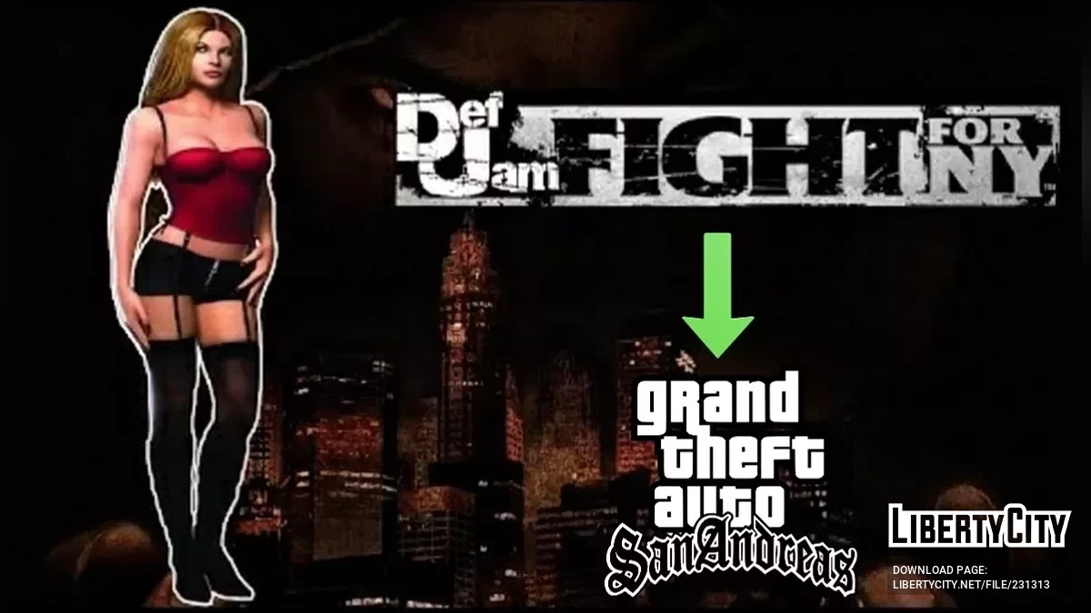Кармен Электра из Def Jam: Fight for NY / GTA San Andreas