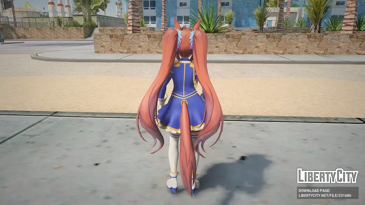 Дайва Скарлет из аниме Девушки-пони / GTA San Andreas