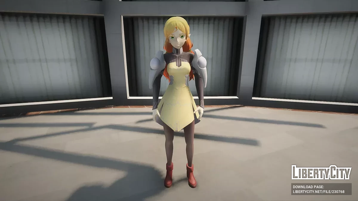 Девушка-эльф из Isekai Ojisan / GTA San Andreas